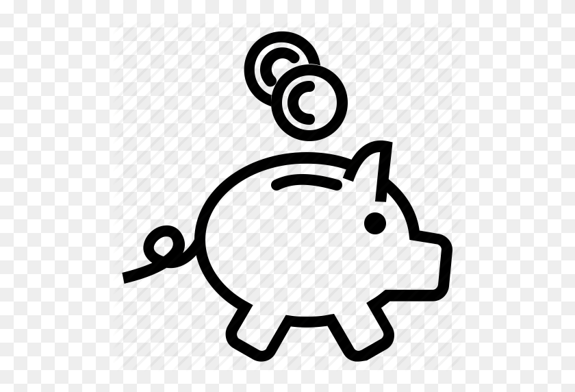 512x512 Business, Money, Piggy Bank, Save, Save Money, Saving, Saving - Piggy Bank Clipart Free