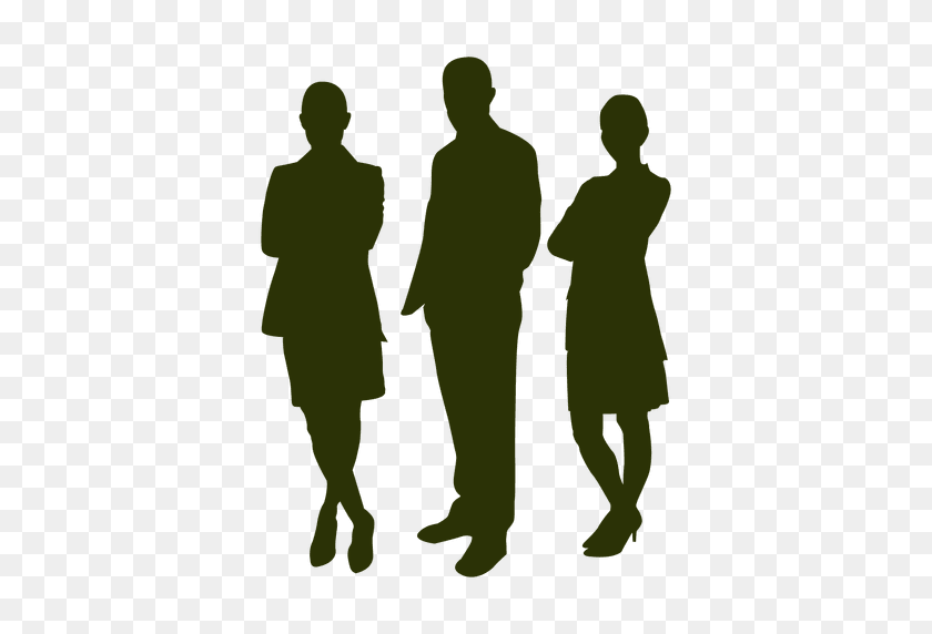 512x512 Business People Silhouette - Silhouette People PNG