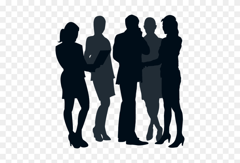 512x512 Business People Silhouette Png For Free Download On Ya Webdesign - People Silhouette PNG
