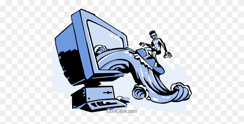 480x367 Business Surfing The Web Royalty Free Vector Clip Art - Surfing Clipart