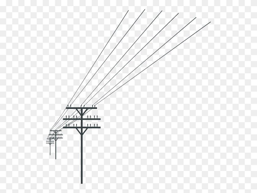 540x572 Business Telephone Systems - Power Lines PNG
