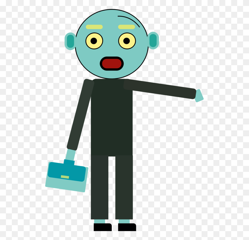 535x750 Business Zombie Cartoon Computer Icons Monster - Pub Clipart