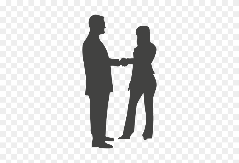 512x512 Businessman And Woman Shaking Hands - Shaking Hands PNG