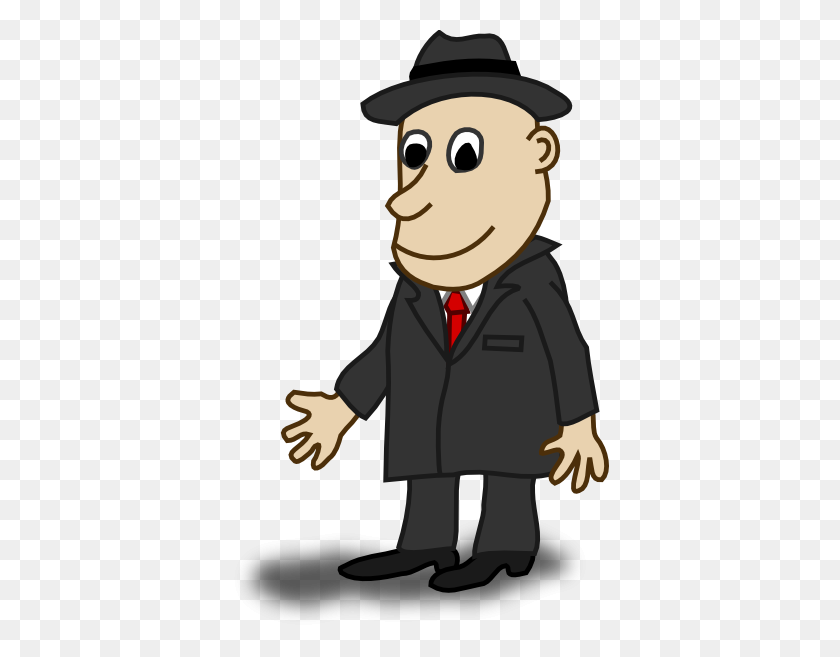 378x597 Businessman Comic Character Clip Art - Businessman Clipart