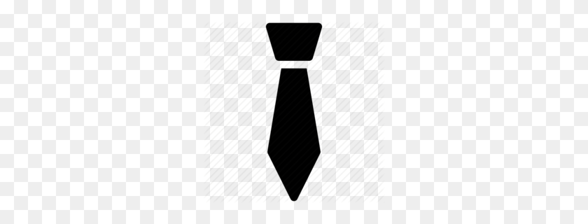260x260 Businessman Silhouette Clipart - Black Tie Clipart