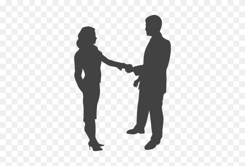 512x512 Businessman Woman Shaking Hand - Shaking Hands PNG