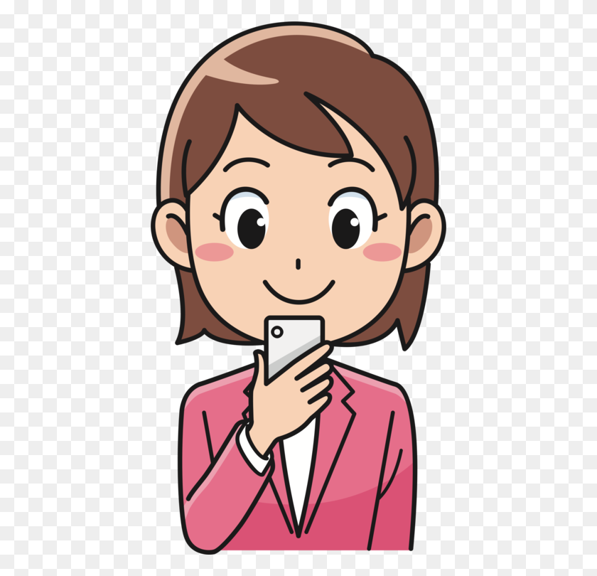416x750 Businessperson Computer Icons Woman Laborer - Person On Phone Clipart