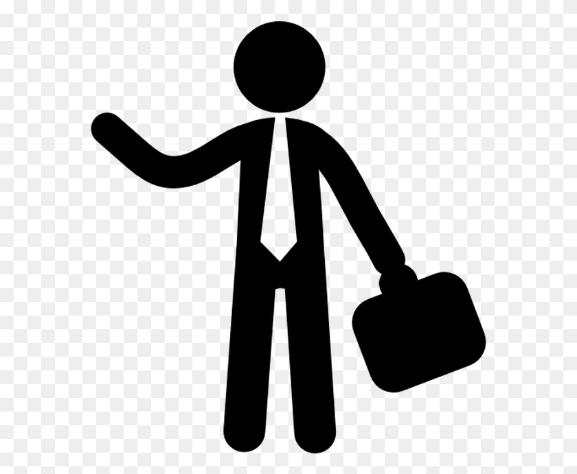 583x631 Businessperson Franchising Computer Icons Clip Art - Stick People Clip Art