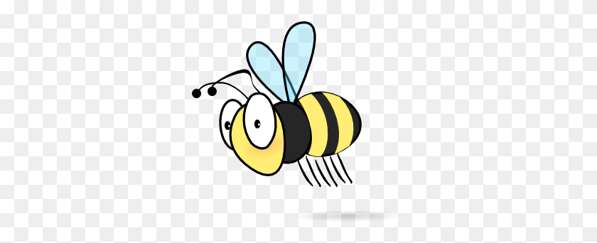 300x282 Бесплатные Изображения Пчелиного Бизнеса - Симпатичные Пчелы Клипарт