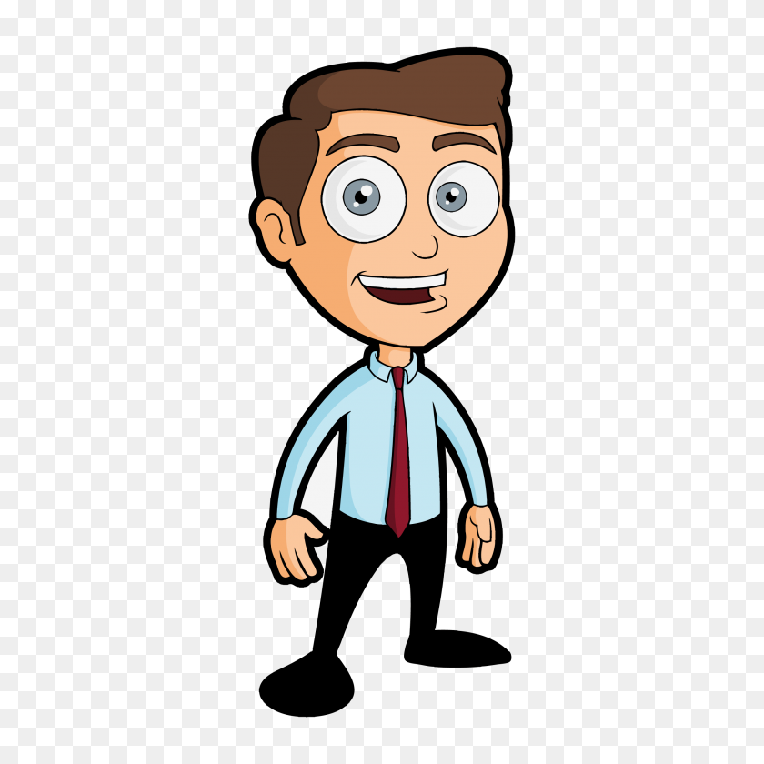 2500x2500 Busy Businessman Clipart Picture Male Cartoon Character - Busy Clipart