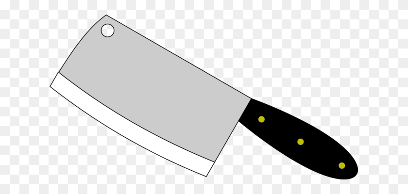 635x340 Butcher Knife Kitchen Knives Cleaver - Chef Knife Clip Art