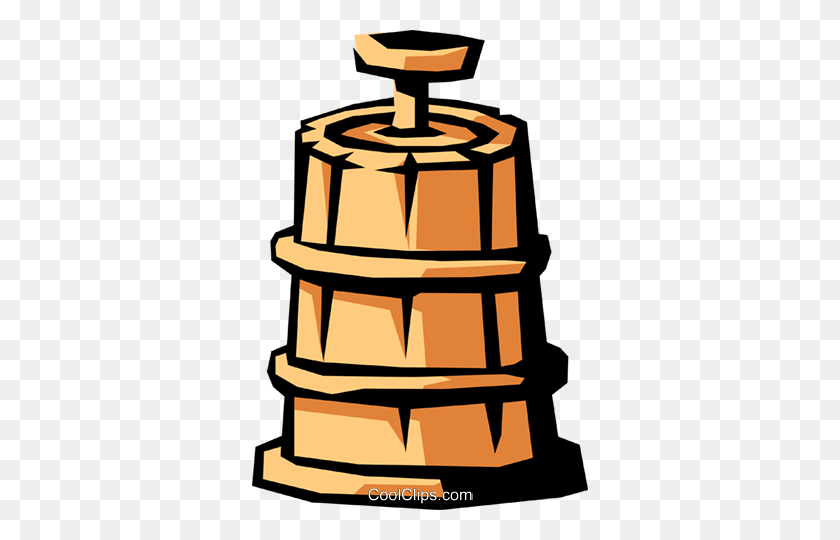 336x480 Butter Churn Royalty Free Vector Clip Art Illustration - Cake Clipart Transparent Background