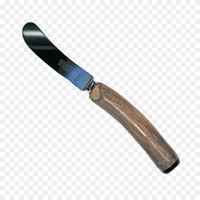 1024x1024 Butter Knife With Horn Handle - Butter Knife PNG