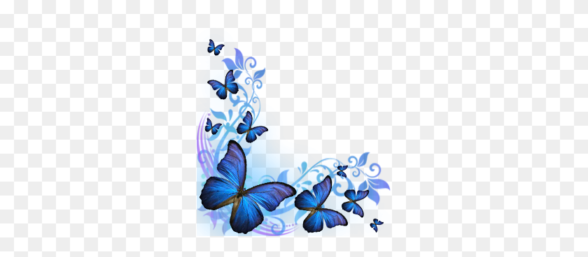 277x308 Butterflies - PNG Images Background