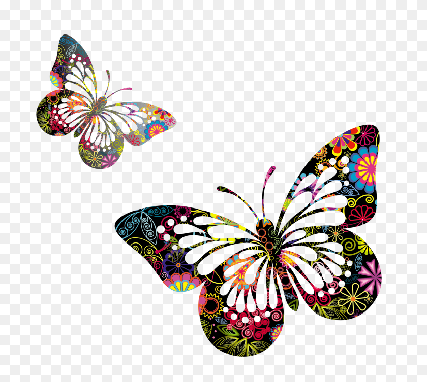 2519x2240 Butterflies Vector Png - Butterfly Vector PNG