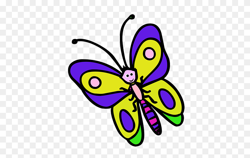 427x472 Butterfly Clipart - Rhyme Clipart