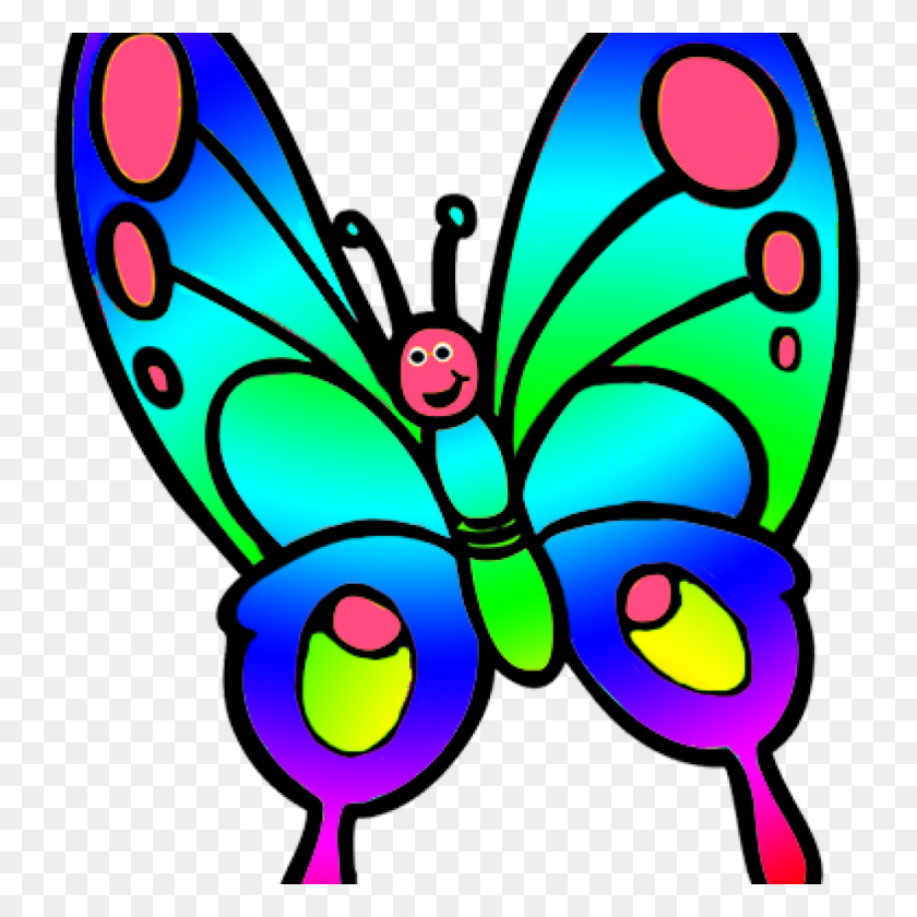 1024x1024 Butterfly Cliparts Free Clipart Download - Simple Butterfly Clipart