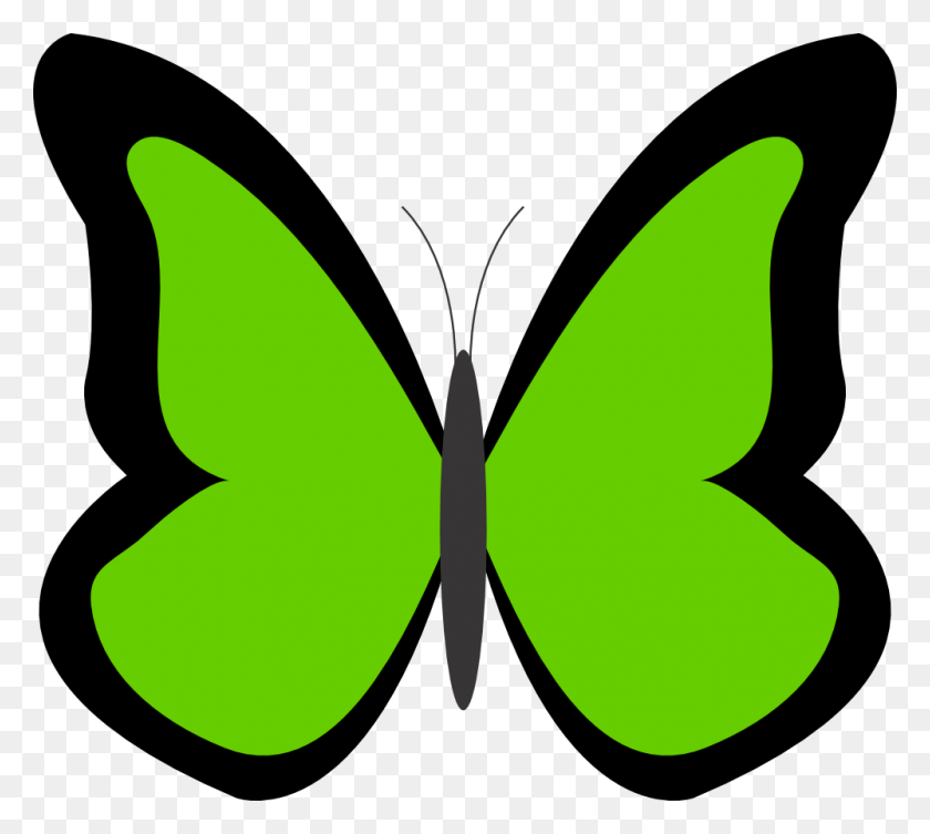 999x888 Butterfly Flower Clip Art - Reference Clipart