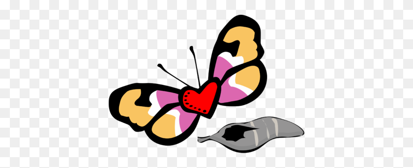 400x282 Butterfly Flying From Cocoon Clipart Clip Art Images - Cocoon Clipart
