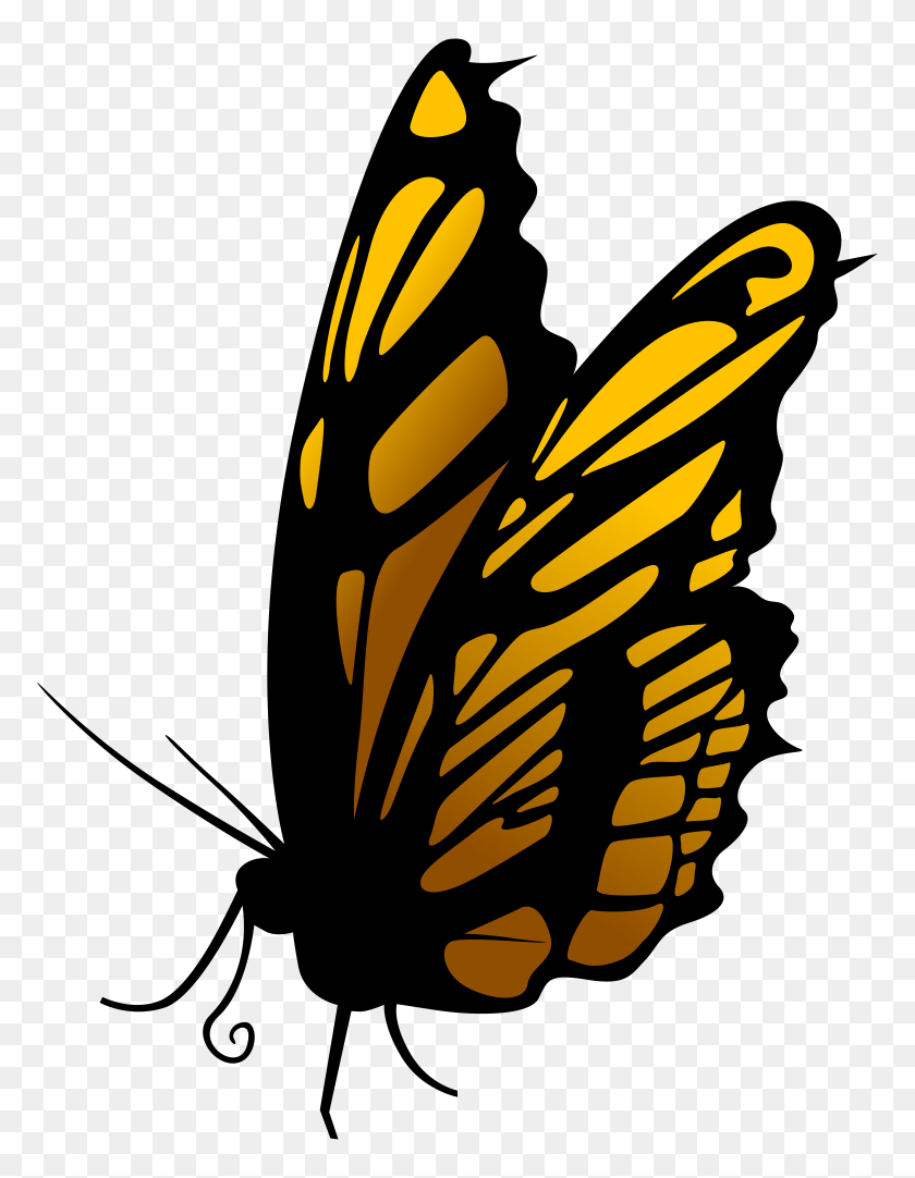 6100x8000 Butterfly Png Clip Art - Red Butterfly Clipart