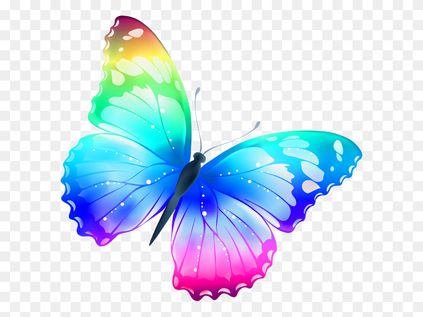 600x570 Butterfly Png Image, Free Picture Download - Blue Butterfly PNG