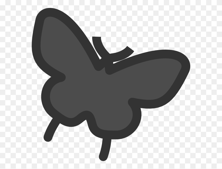 600x581 Butterfly Silhouette Clip Art - Butterfly Silhouette Clip Art