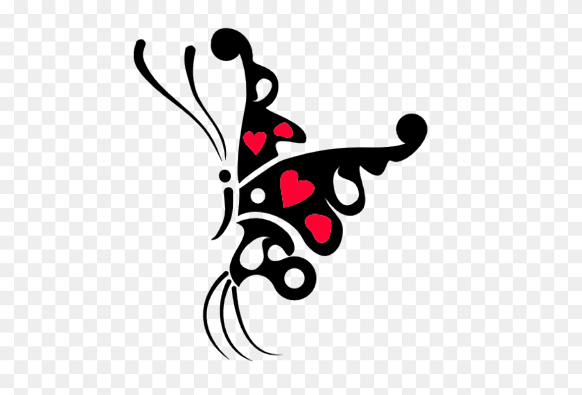 500x510 Butterfly Tattoo Designs Png Transparent Images - Neck Tattoo PNG