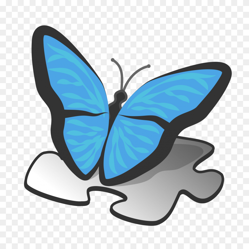 2000x2000 Butterfly Template - Butterfly Outline PNG