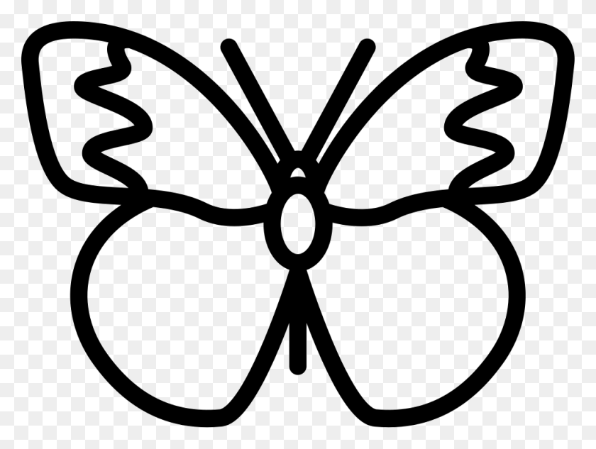 980x721 Butterfly With Big Wings Png Icon Free Download - Butterfly Wings PNG