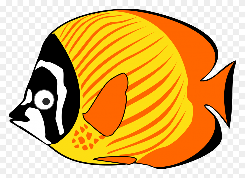 2400x1704 Png Рыба-Бабочка Большая Рыба - Большая Рыба Клипарт