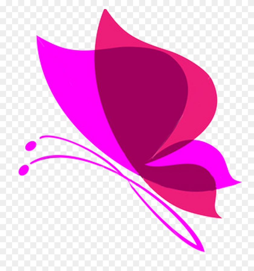 808x865 Butterfly's Butterfly - Pink Background PNG
