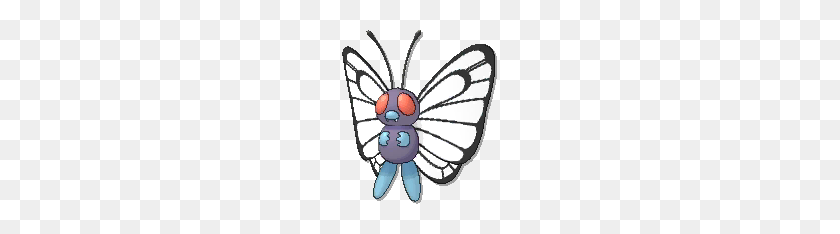 155x174 Butterfree Sprites Gallery Database - Butterfree PNG