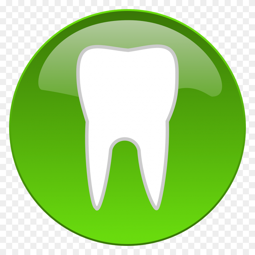 1280x1280 Кнопка, Логотип, Зубы, Стоматологические, Зуб - Гигиенический Клипарт