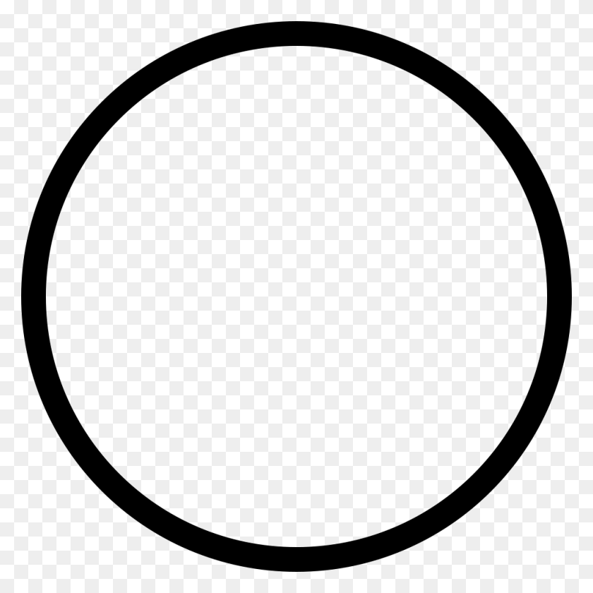 980x980 Button Outer Ring Png Icon Free Download - Black Ring PNG