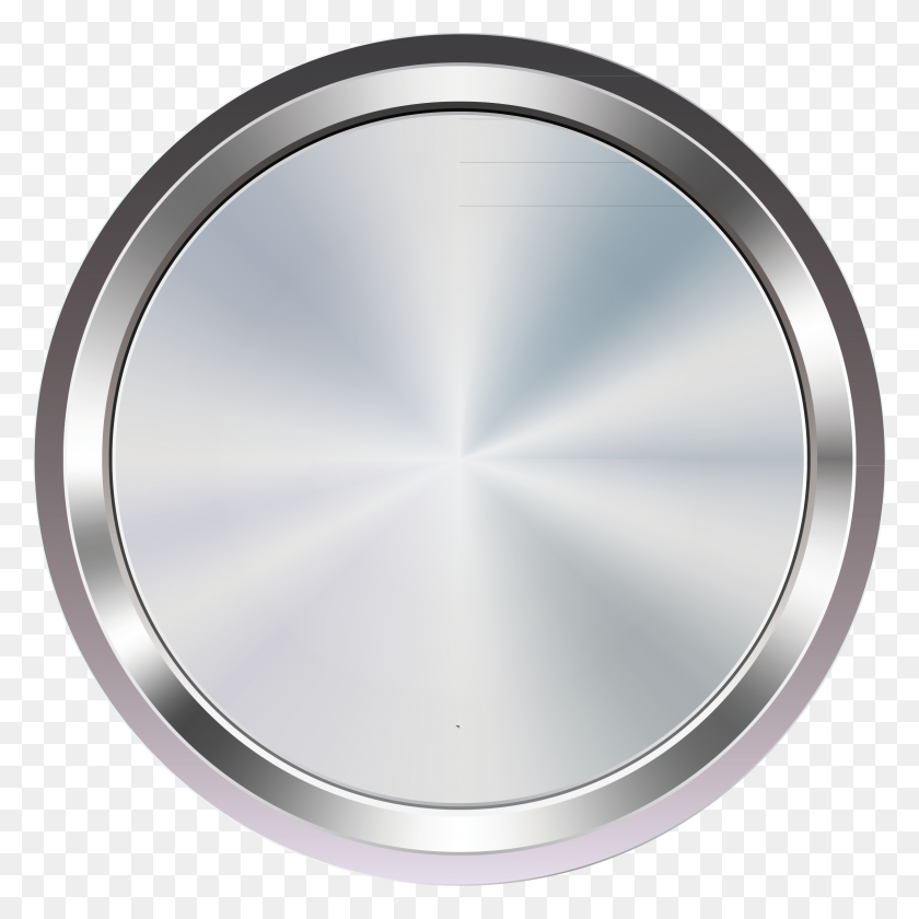 2267x2267 Button Png Image With Transparent Background Png Arts - Metal Circle PNG