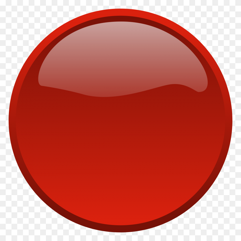 2400x2400 Button Red Icons Png - Red Button PNG