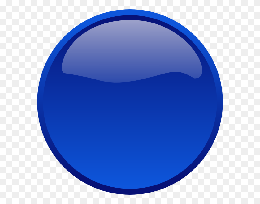 600x600 Botón Redondo Azul Png, Imágenes Prediseñadas Para Web - Ballena Azul Clipart