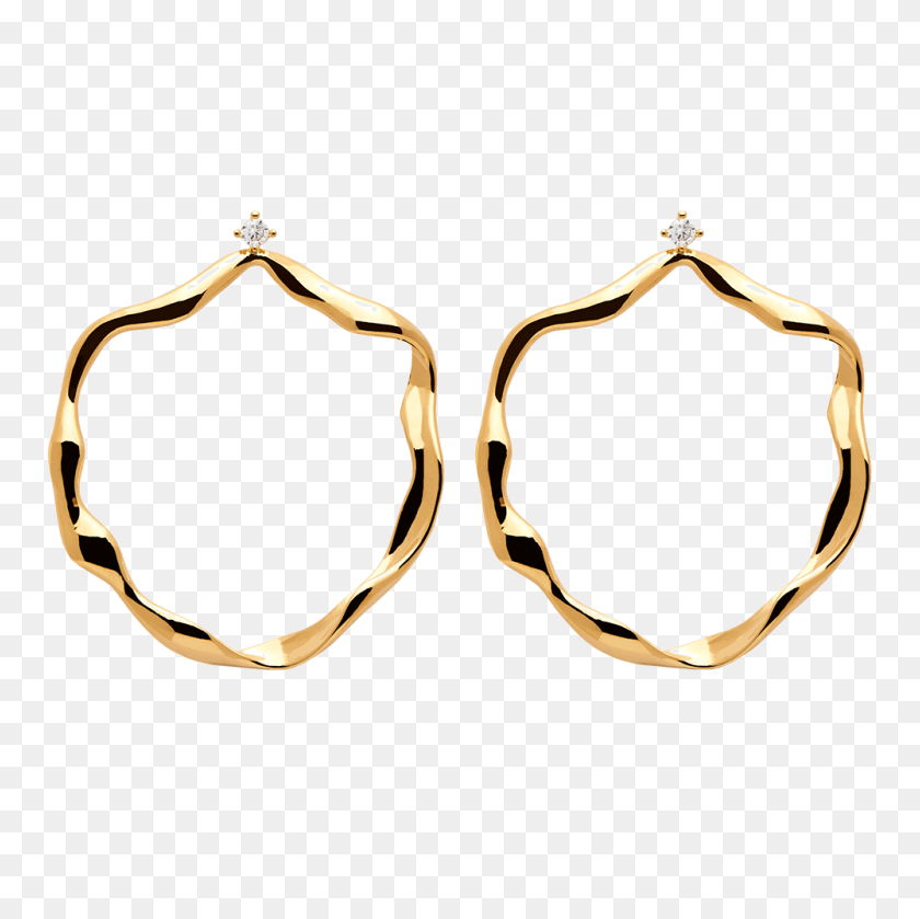 1000x1000 Buy Akari Gold Earrings - Earring PNG