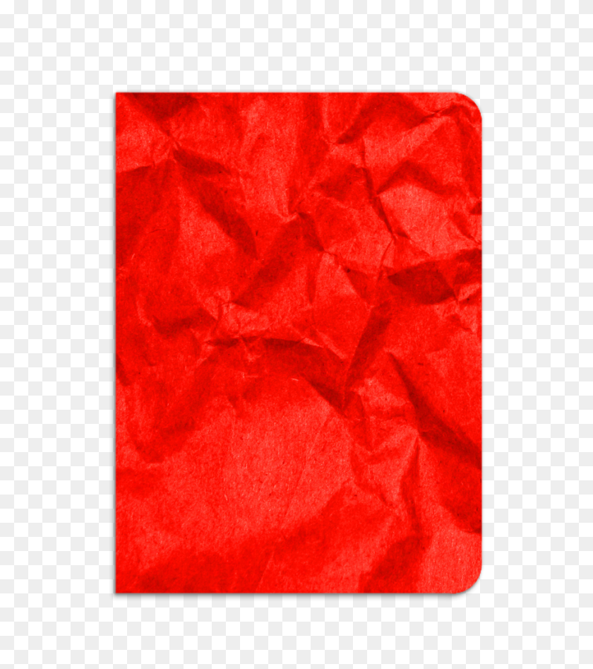 900x1024 Compre Un Cuaderno De Diseño Rojo Arrugado En Línea En La India Fonokart - Papel Arrugado Png