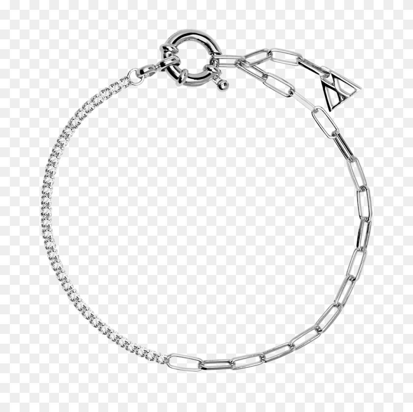 1000x1000 Buy Mirage Silver Bracelet - Silver Chain PNG