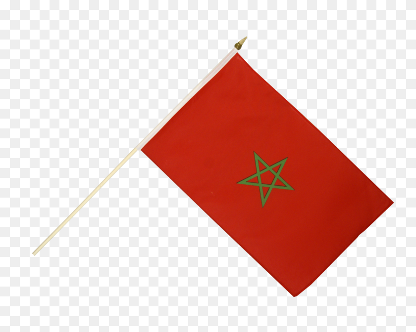 1500x1178 Buy Morocco Stick Flags - Communist Flag PNG