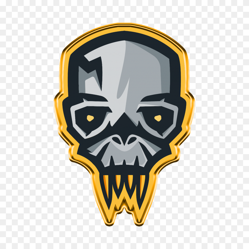 2048x2048 Buy Sell Wax Stickers Golden Sticker Raxor Skins Items - Punisher Skull Clipart