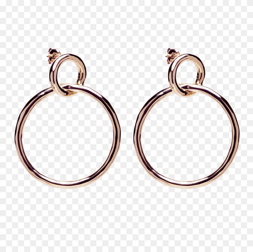 1000x1000 Buy Valentina Rose Gold Earrings - Rose Gold PNG