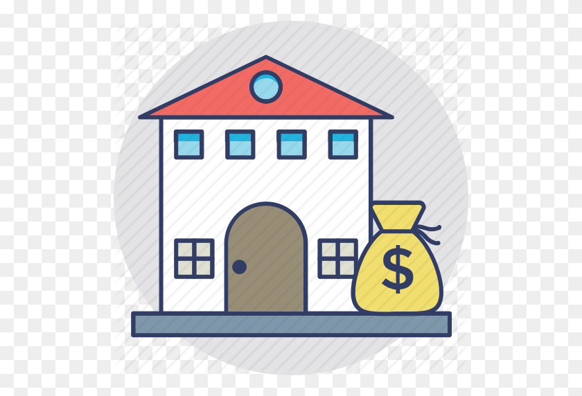 512x512 Buying Property, Estate Business, House For Sale, Sell Property - House For Sale Clipart