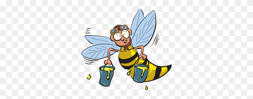 300x271 Png Медоносная Пчела Клипарт