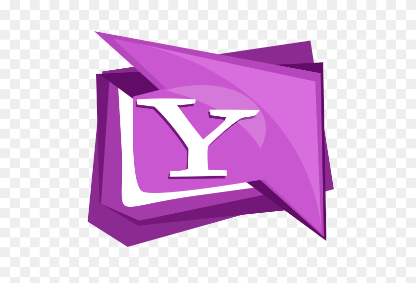 512x512 Buzz, Logo, Messenger, Social, Icono De Yahoo - Yahoo Clipart