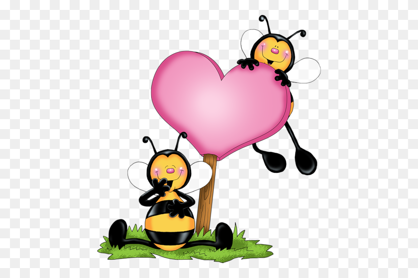 450x500 Buzzing Bees Bee, Clip Art - Salvation Clipart