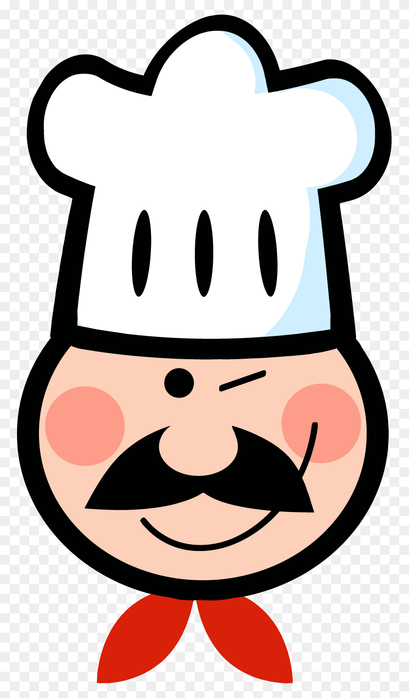 771x1374 Ca Chef For My Mama Recipes, Cartoon Chef And Stickers - Italian Restaurant Clipart
