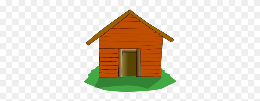 298x267 Cabin Clipart - Building On Fire Clipart
