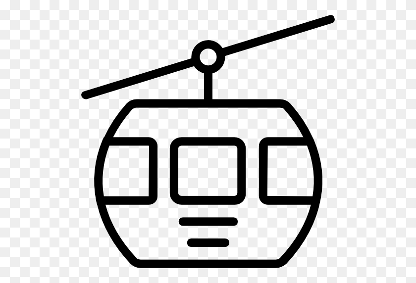512x512 Cable Car Cabin, Transport, Cable Car, Cabin, Ski Resort - Cable Car Clipart